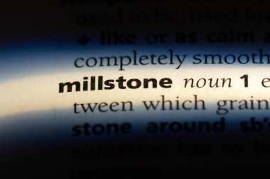 Millstone Word'de bir sözlük. Millstone kavramı.
