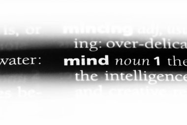 zihin Word'de bir sözlük. akıl kavramı.