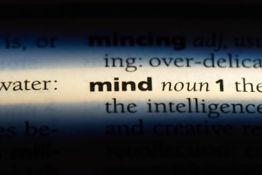 zihin Word'de bir sözlük. akıl kavramı.