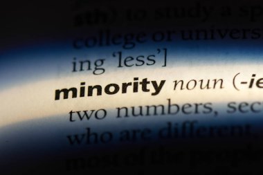 azınlık Word'de bir sözlük. azınlık kavramı.