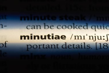 önemsiz ayrıntılar Word'de bir sözlük. önemsiz ayrıntılar kavramı.