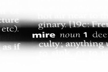 bir sözlüğü'ndeki sözcüğü mire. Mire kavramı.