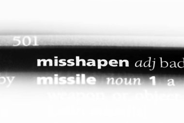 bir sözlüğü'ndeki sözcüğü şekilsiz. biçimsiz kavramı.