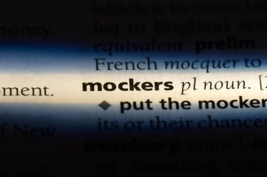 alay Word'de bir sözlük. alay kavramı.