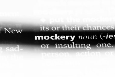 alay Word'de bir sözlük. alay kavramı.