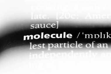 molekül Word'de bir sözlük. molekül kavramı.