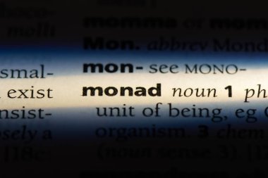 Monad Word'de bir sözlük. Monad kavramı.