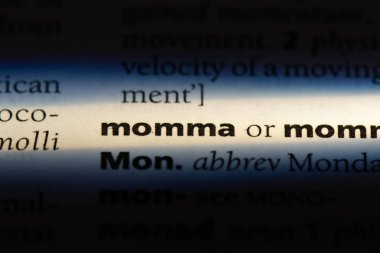 bir sözlüğü'ndeki anne sözcüğü. Anne kavramı.