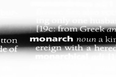 Monarch Word'de bir sözlük. Monarch kavramı.
