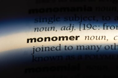 monomer Word'de bir sözlük. monomer kavramı.