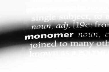 monomer Word'de bir sözlük. monomer kavramı.