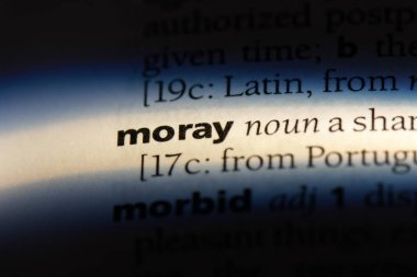 Moray Word'de bir sözlük. Moray kavramı.