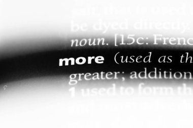 Sözlüğe kelime daha. daha fazla kavramı.