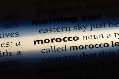 Fas Word'de bir sözlük. Fas kavramı.