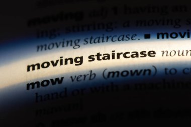 hareketli merdiven sözcük sözlüğe. hareketli merdiven kavramı.