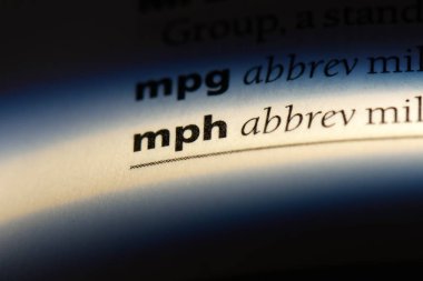 mil Word'de bir sözlük. mil kavramı.