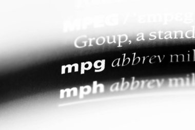 MPG Word'de bir sözlük. MPG kavramı.