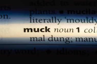 muck Word'de bir sözlük. muck kavramı.