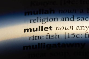 kefal Word'de bir sözlük. kefal kavramı.