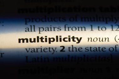 çeşitlilik Word'de bir sözlük. çokluk kavramı.