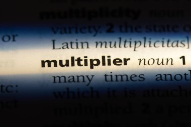 bir sözlüğü'ndeki çarpanı sözcüğü. çarpan kavramı.