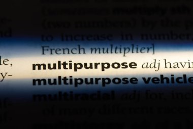 çok amaçlı sözcük sözlüğe. çok amaçlı kavramı.