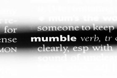 Sözlüğe kelime mırıltı. kavram geveleme.