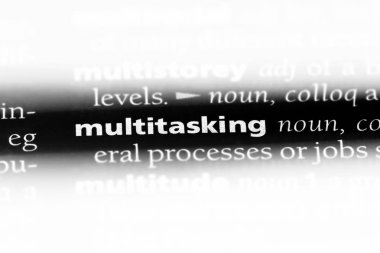 Çoklu görev Word'de bir sözlük. Çoklu görev kavramı.