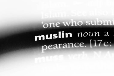 muslin Word'de bir sözlük. muslin kavramı.