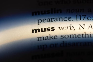 sözlükteki kelime karmaşası. karmaşa konsepti.