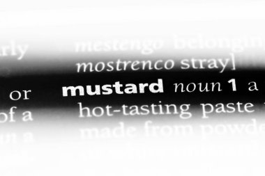 hardal tek kelimeyle bir sözlük. hardal kavramı.