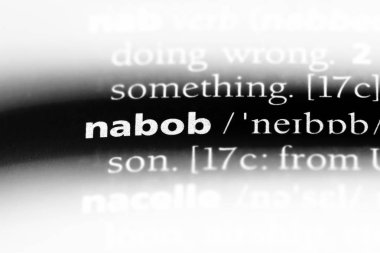Nabob sözcük sözlüğe. Nabob kavramı.