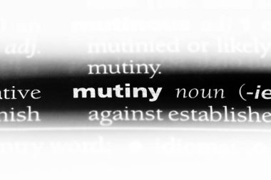 bir sözlüğü'ndeki isyan sözcüğü. isyan kavramı.