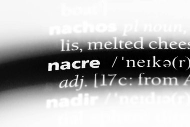 Sedefli Word'de bir sözlük. Sedefli kavramı.