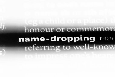 bir sözlükte kelime bırakarak adı. isim bırakarak kavram.