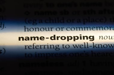 bir sözlükte kelime bırakarak adı. isim bırakarak kavram.