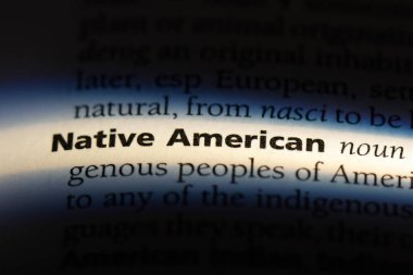 Kızılderili kelime sözlüğe. Kızılderili kavramı.