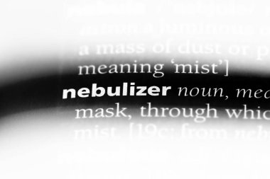 Nebulizatör Word'de bir sözlük. Nebulizatör kavramı.