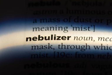 Nebulizatör Word'de bir sözlük. Nebulizatör kavramı.