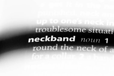 Boyun Bantlı Word'de bir sözlük. Boyun Bantlı kavramı.