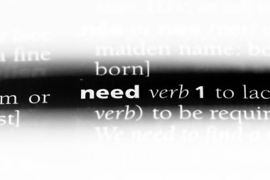 Sözlükteki söz ver. kavram gerekir.