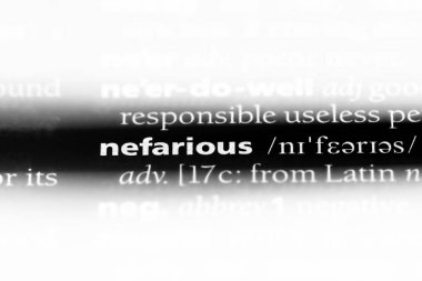 hain kelime sözlüğe. hain kavramı.