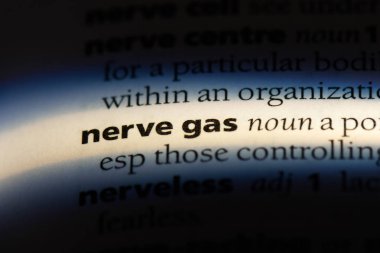 sinir gazı Word'de bir sözlük. sinir gazı kavramı.