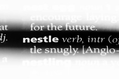 sözcük sözlükte nestle. nestle kavramı.