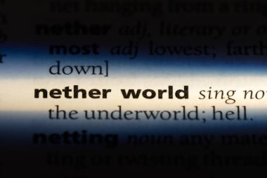 Nether dünya Word'de bir sözlük. Nether dünya kavramı.