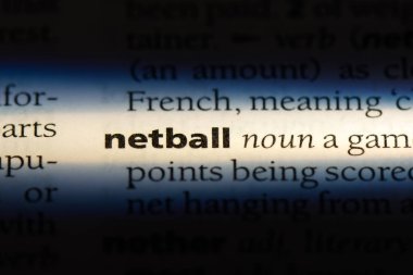 netball Word'de bir sözlük. netball kavramı.