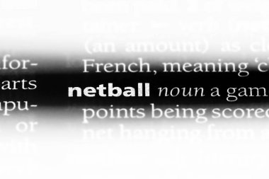 netball Word'de bir sözlük. netball kavramı.
