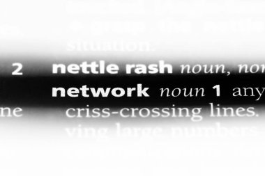 bir sözlüğü'ndeki ağ sözcüğü. Ağ kavramı.