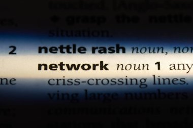 bir sözlüğü'ndeki ağ sözcüğü. Ağ kavramı.