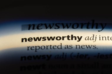 haber değeri olan tek kelimeyle bir sözlük. haber değeri kavramı.